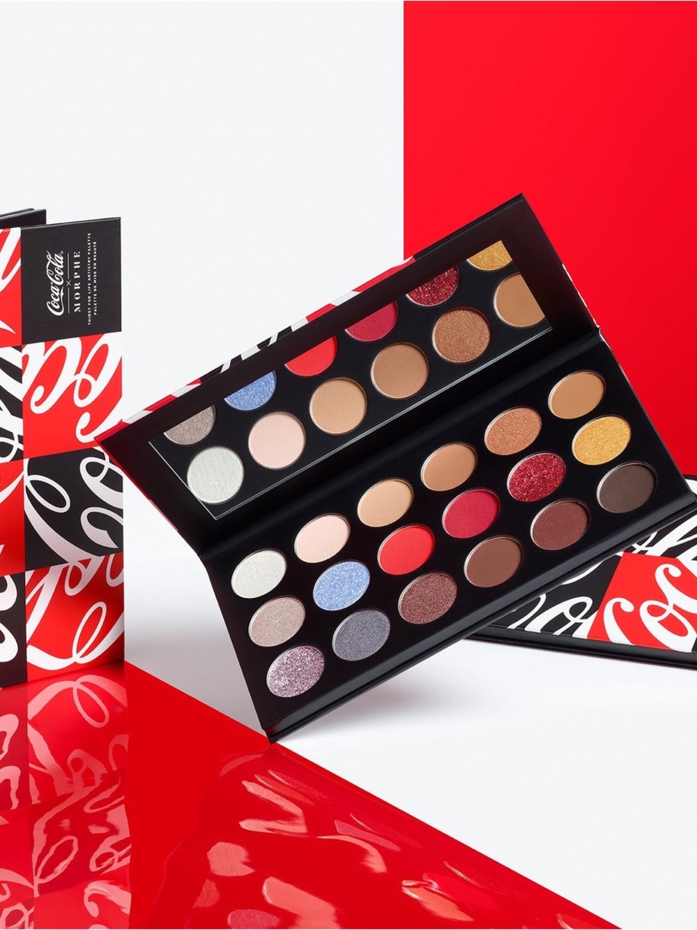 Morphe Eyeshadow Palette - Reds, Golds, Browns & Shimmers